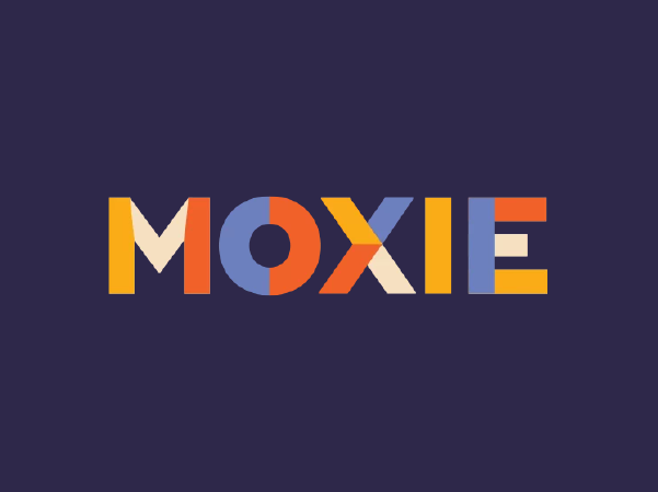Logo for Moxie Media, client of Morel Ink
